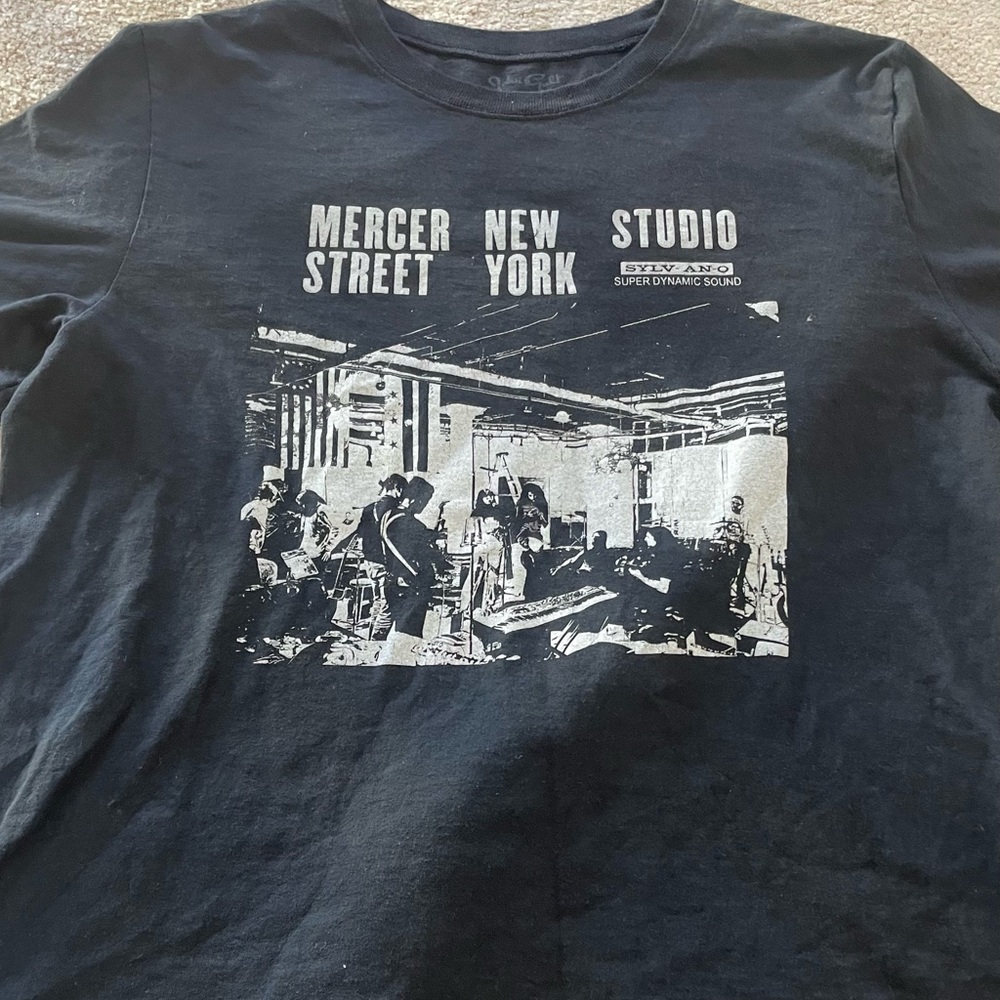 NWOT: John Galt Black Graphic Tee - One Size